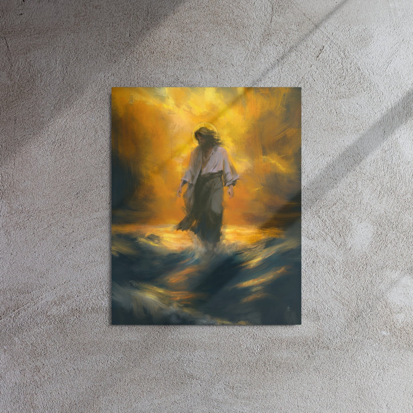 “Be not Afraid” – Metal art print