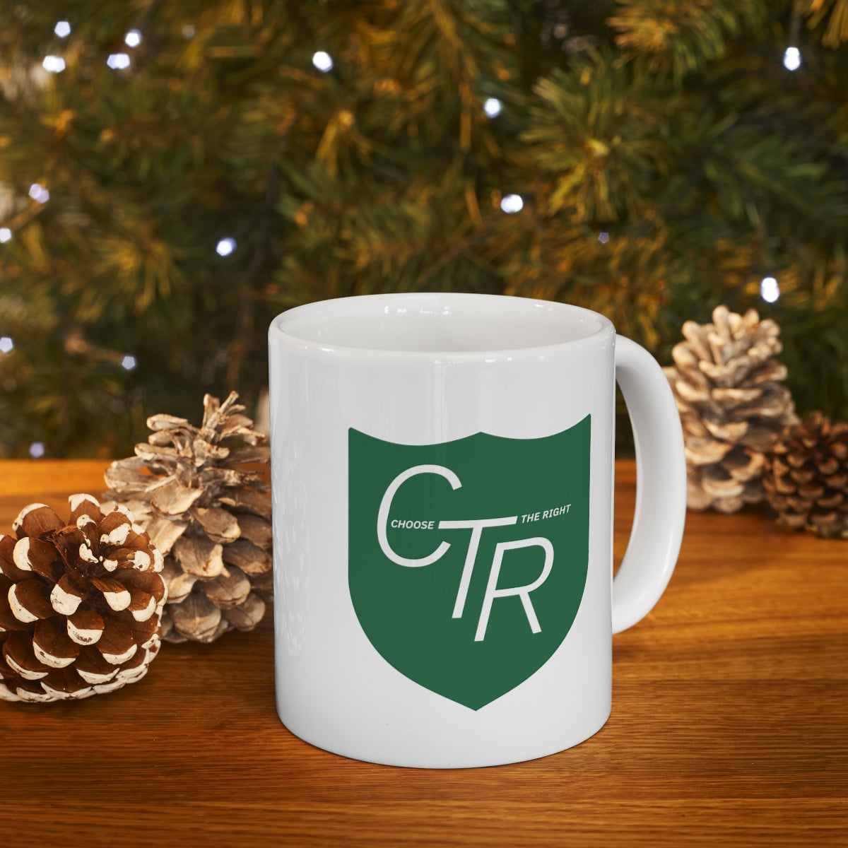 CTR Mug With Choose The Right Shield