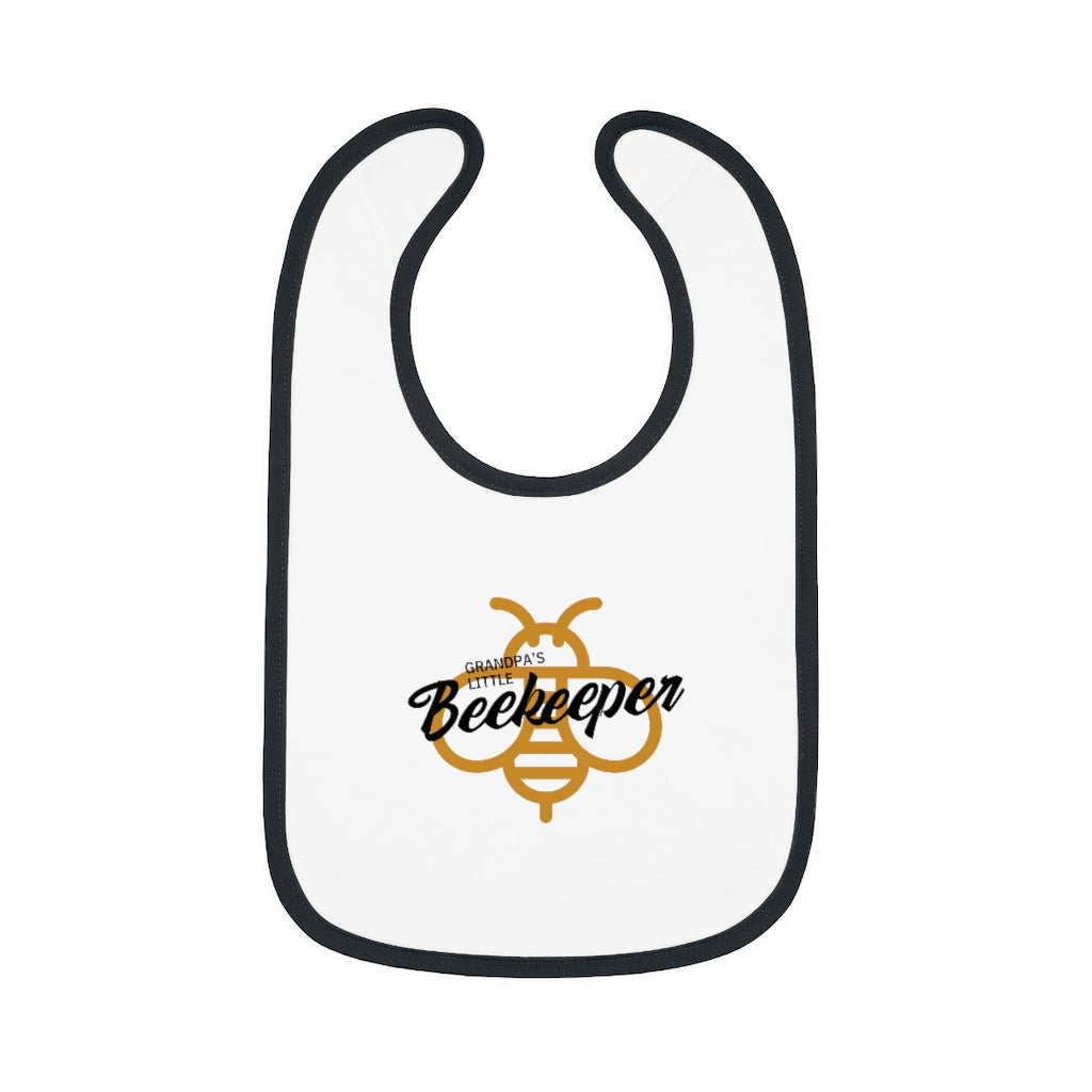 Grandpa's Little Beekeeper Baby Bib