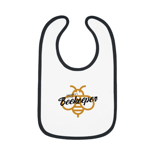 Grandpa's Little Beekeeper Baby Bib