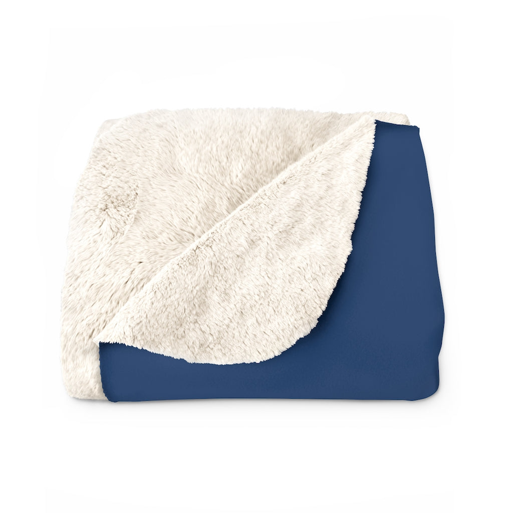 Retro Brigham Young Sherpa Fleece Blanket