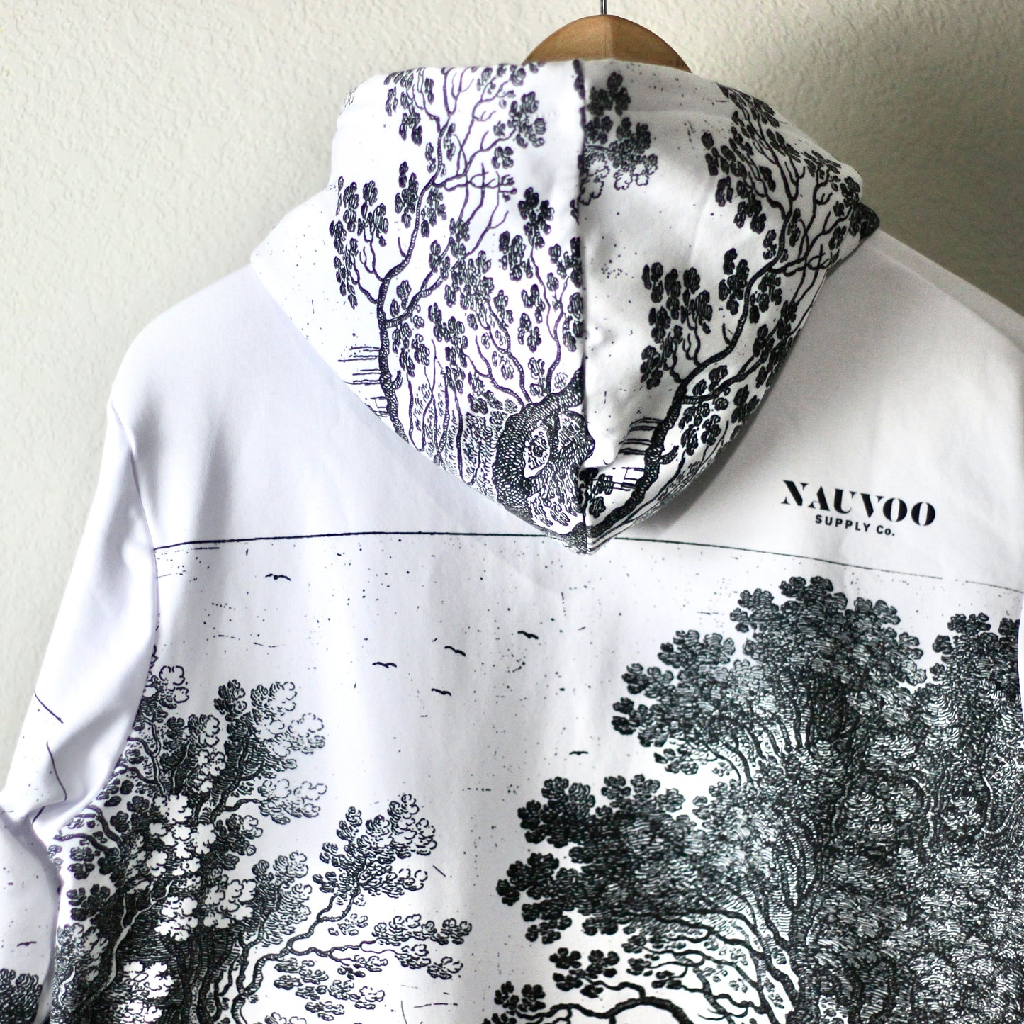 Nauvoo Supply Co. Winter White Hoodie