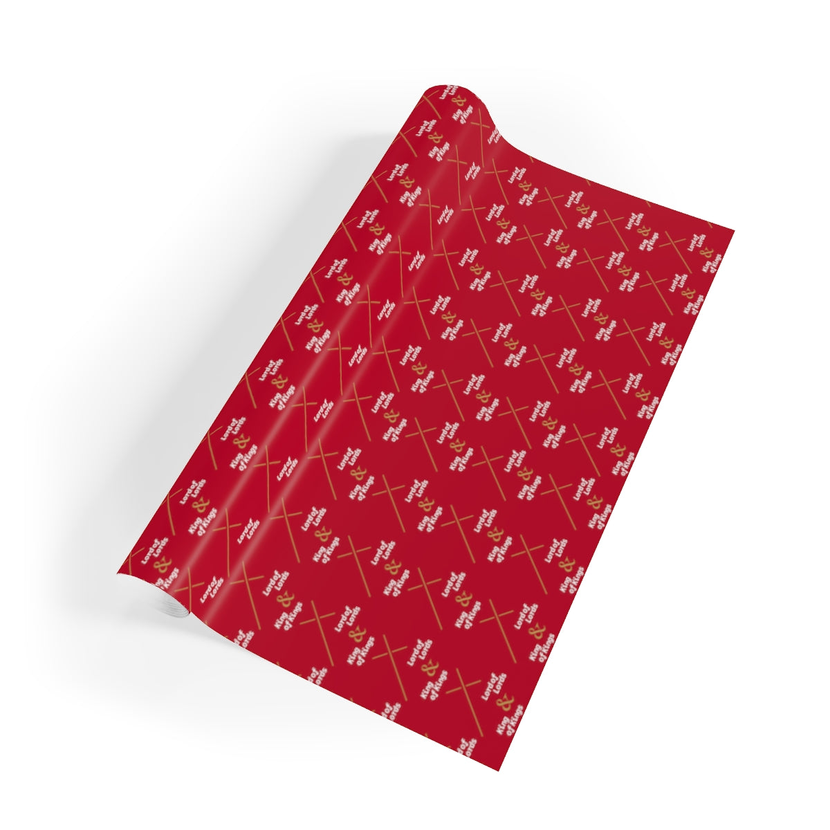 Red And Gold Christmas Wrapping Paper