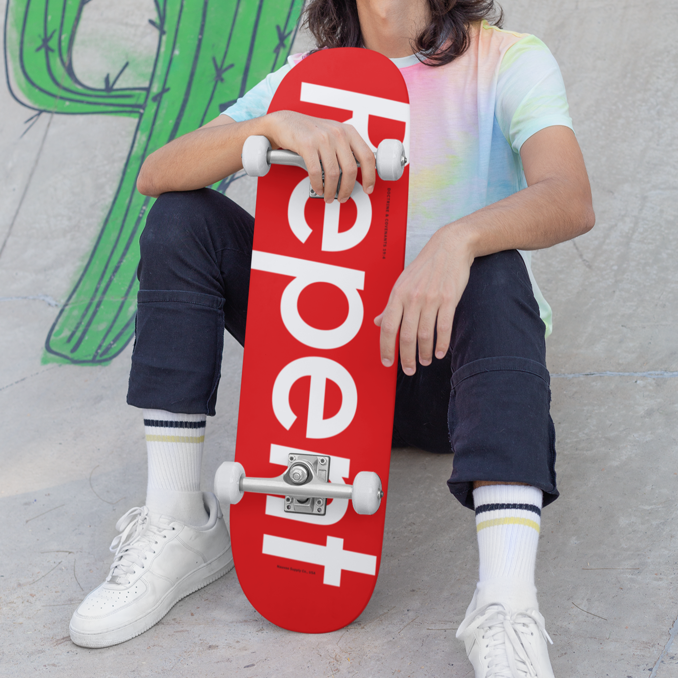 Repent skate deck