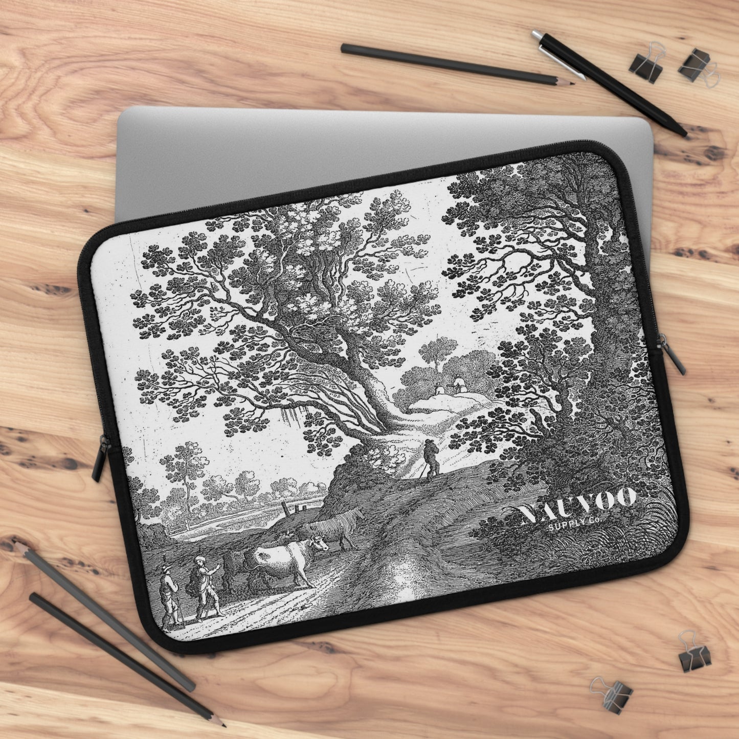 Nauvoo Supply Co Winter White Laptop and Tablet Sleeve
