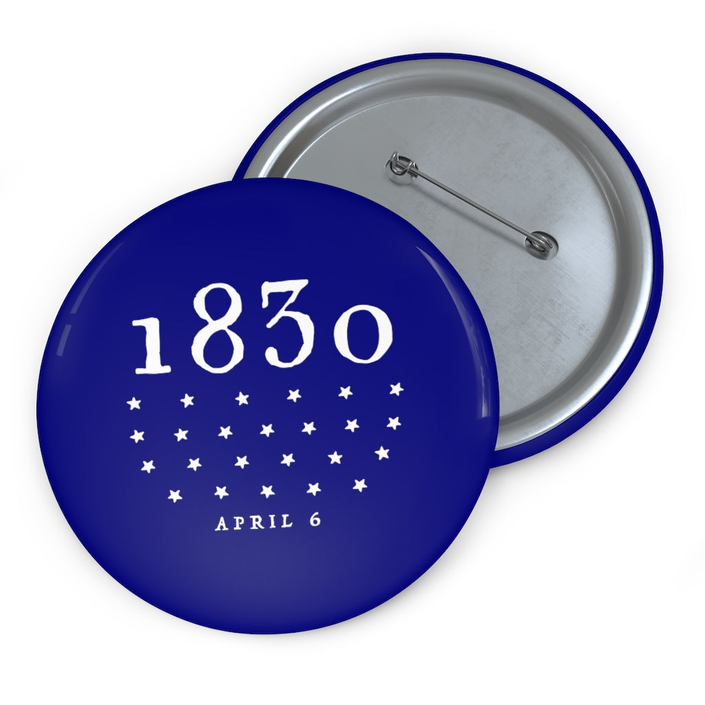 1830 LDS Church Restoration Button