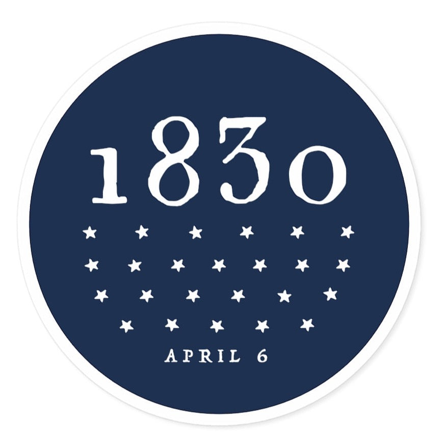 1830 Church Restoration Stickers