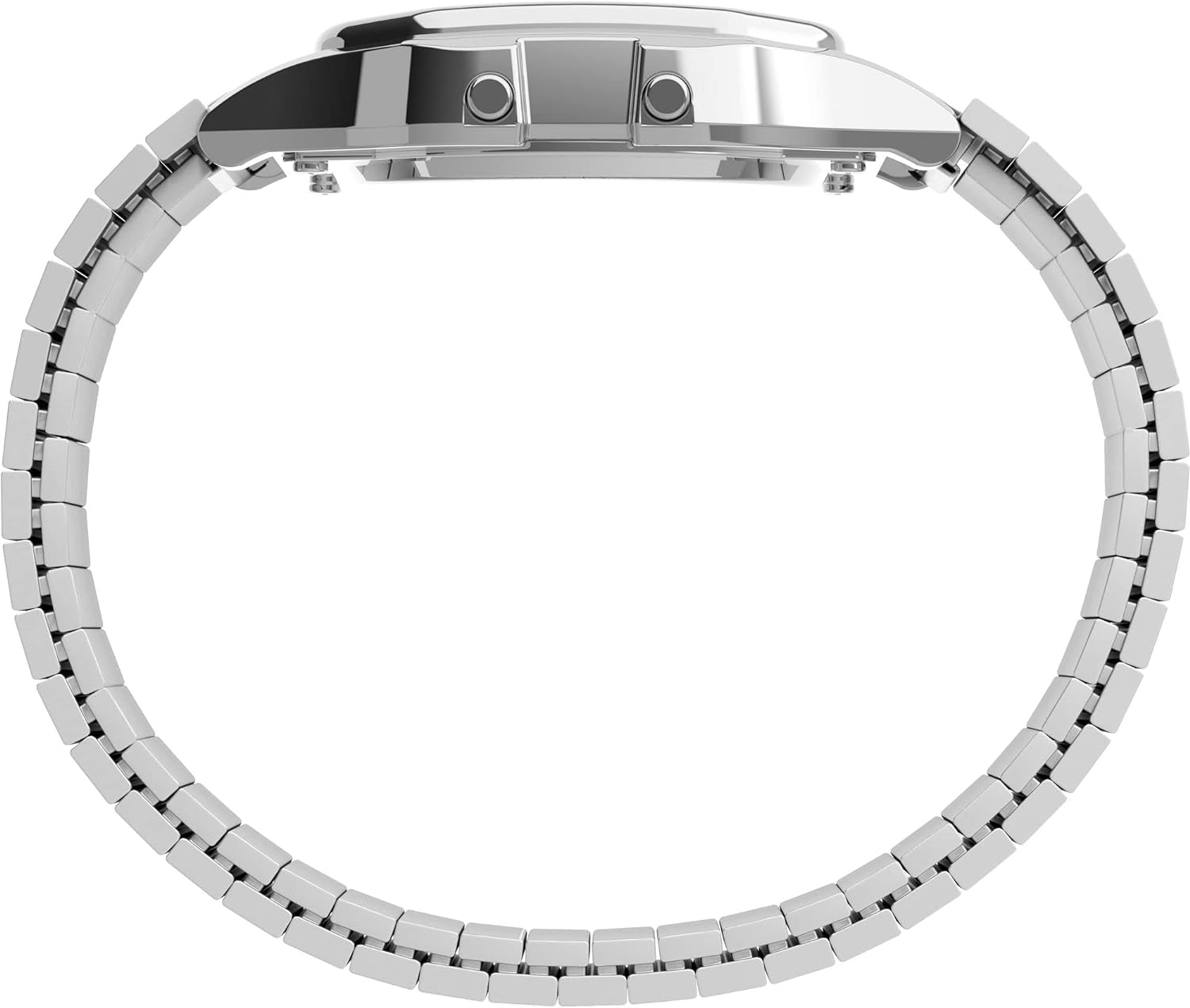 Timex Men'S T78677 Classic Digital Silver-Tone Stainless Steel Indiglo Watch