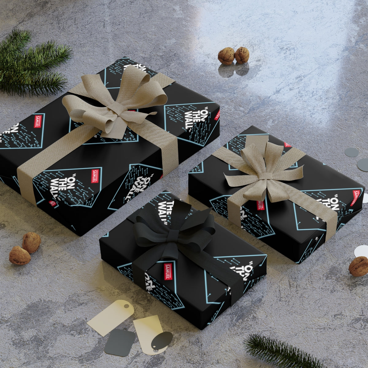 Samuel On The Wall Gift Wrap