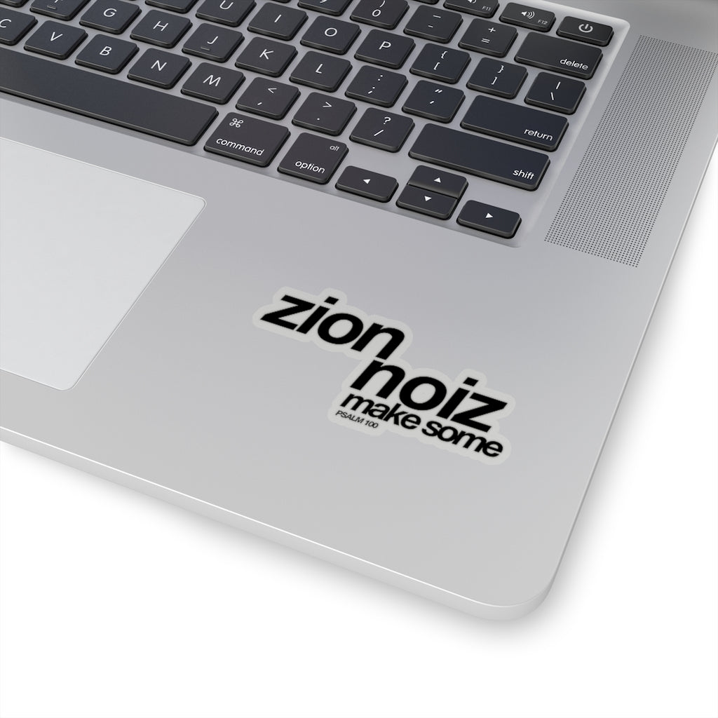 Zion sticker - Zion Noiz: Make Some - Transparent window decal stickers
