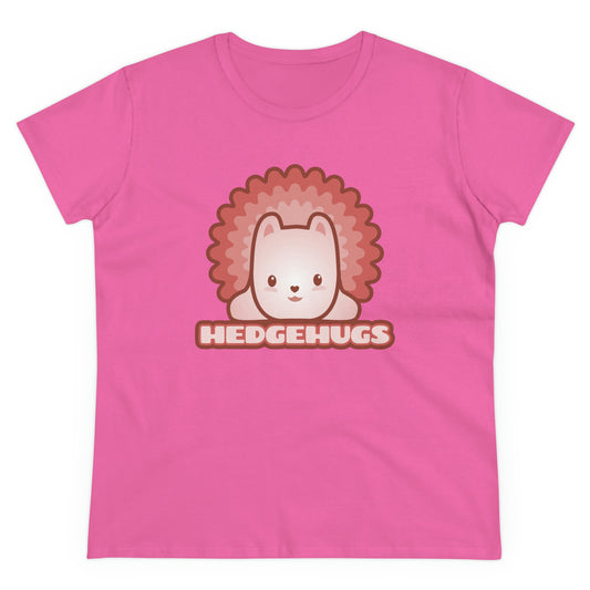 Women's Cute Hedgehog T-shirt Bible Quote in Kawaii Style