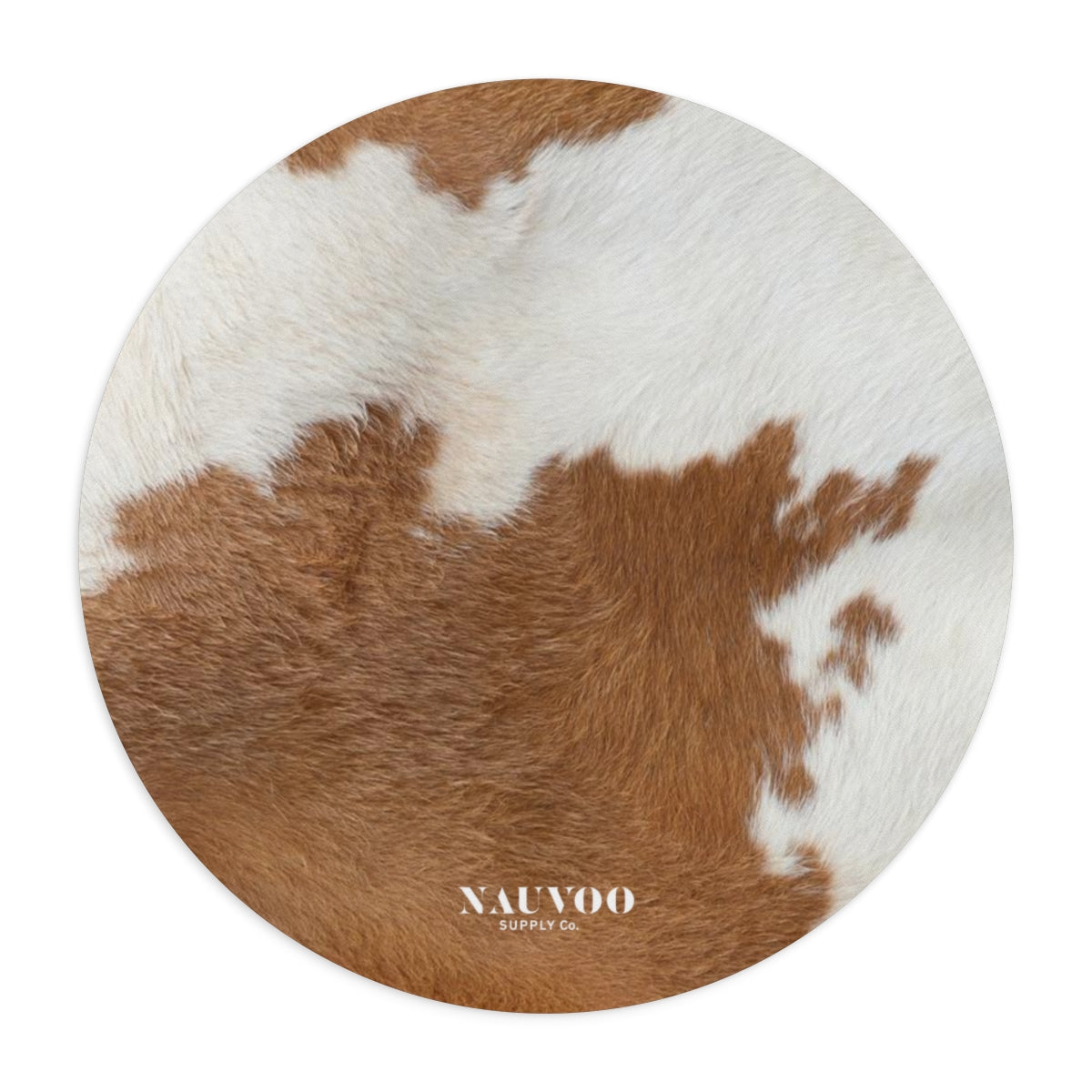 Nauvoo Supply Cowhide Print Mouse Pad