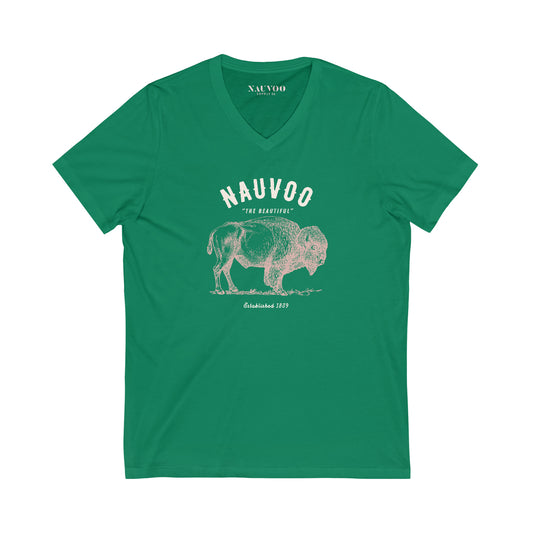 Women's City of Nauvoo, Illinois V-Neck