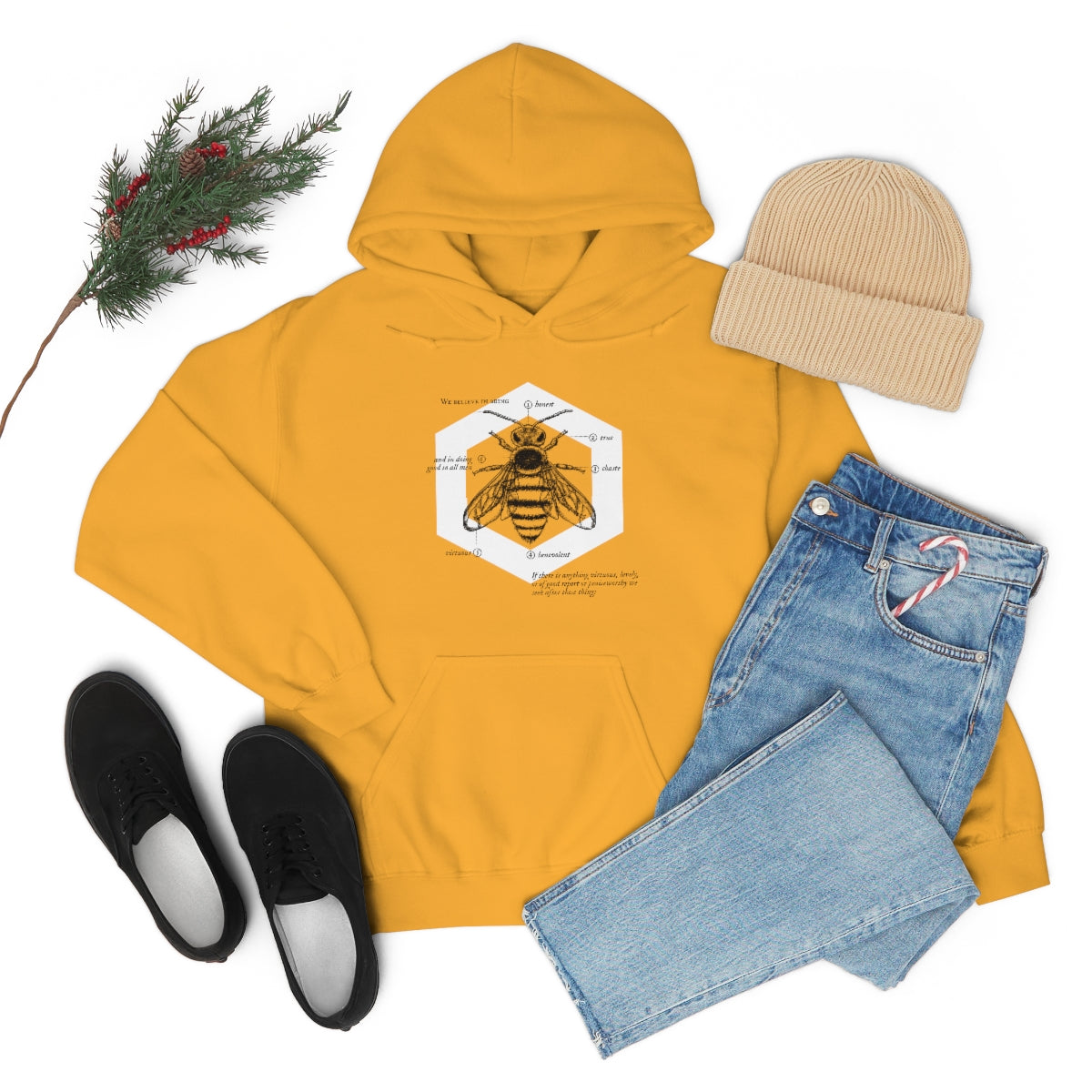 Honey Bee Hoodie – Articles of Faith Sweatshirt