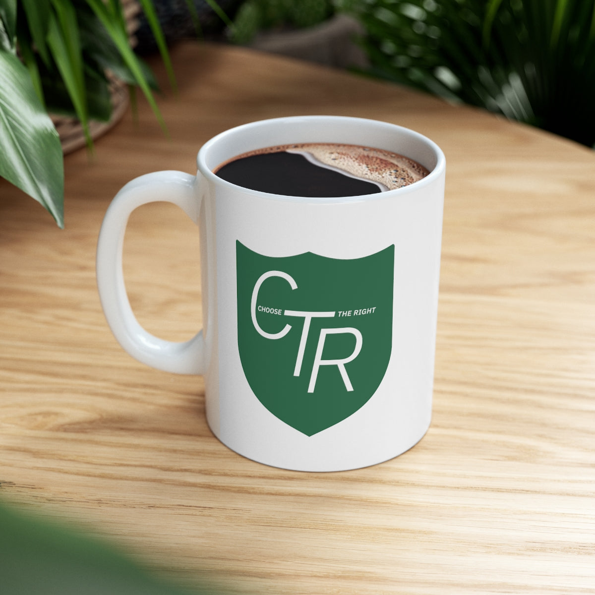 CTR Mug With Choose The Right Shield