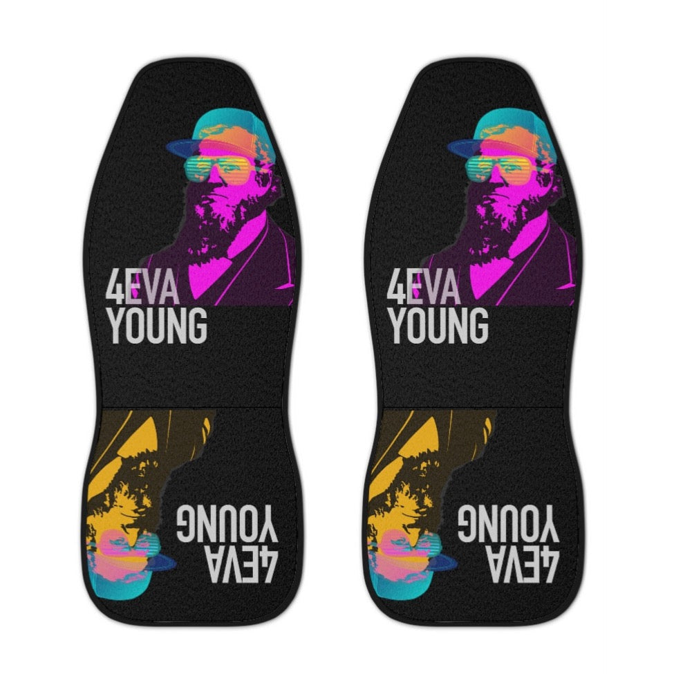 Brigham Young neon color car seat cover set