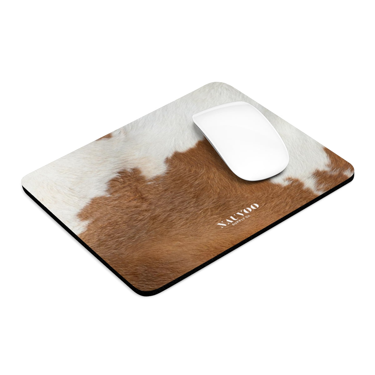 Nauvoo Supply Cowhide Print Mouse Pad
