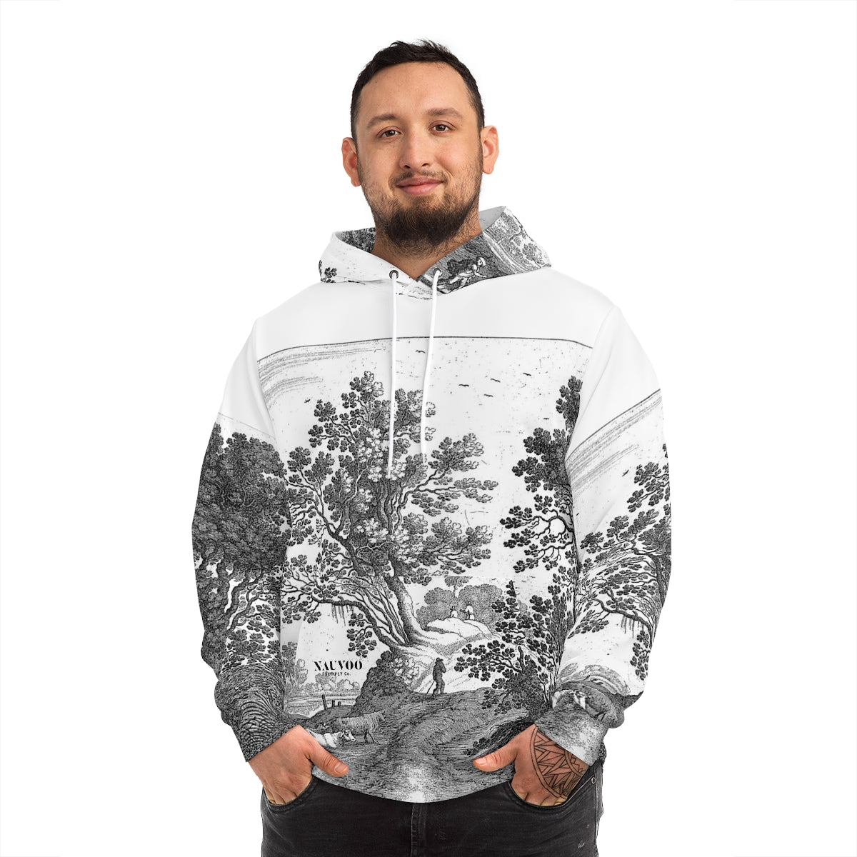 Nauvoo Supply Co. Winter White Hoodie