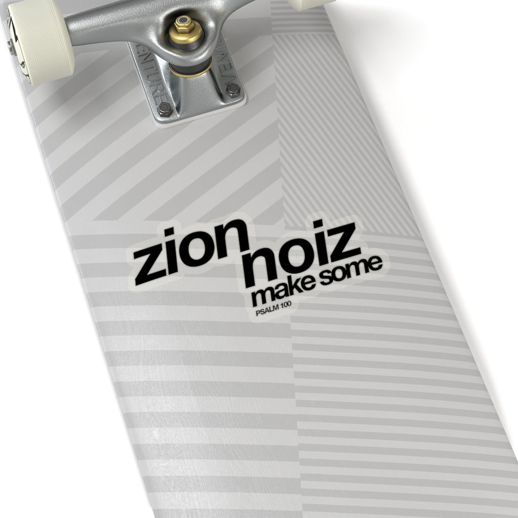 Zion sticker - Zion Noiz: Make Some - Transparent window decal stickers