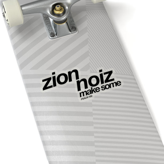 Zion sticker - Zion Noiz: Make Some - Transparent window decal stickers