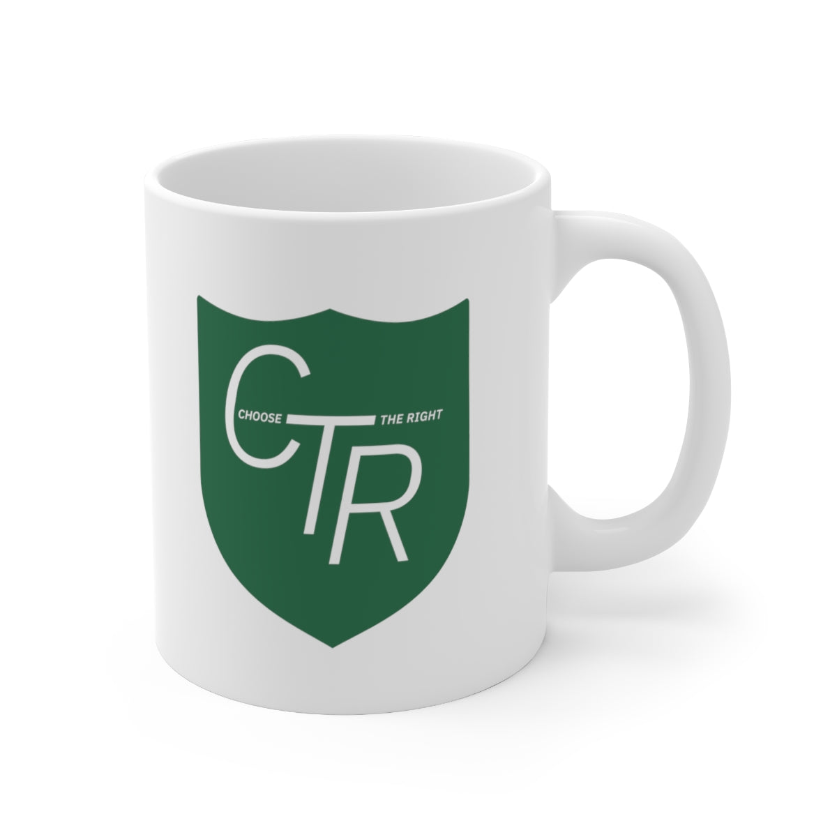 CTR Mug With Choose The Right Shield