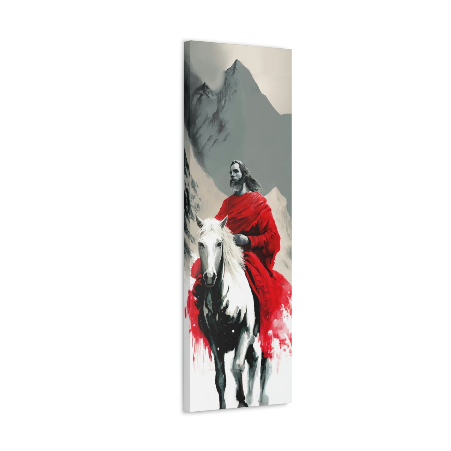 ”The Second Coming: Jesus in Red on Horseback“