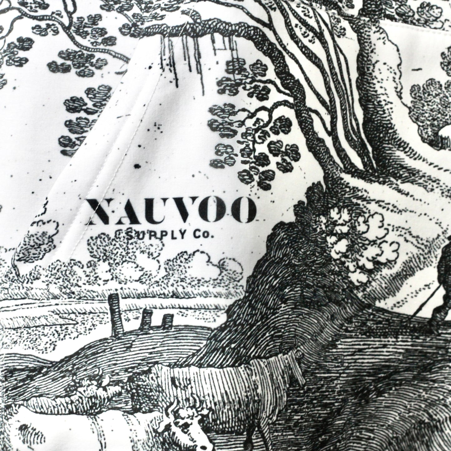 Nauvoo Supply Co. Winter White Hoodie