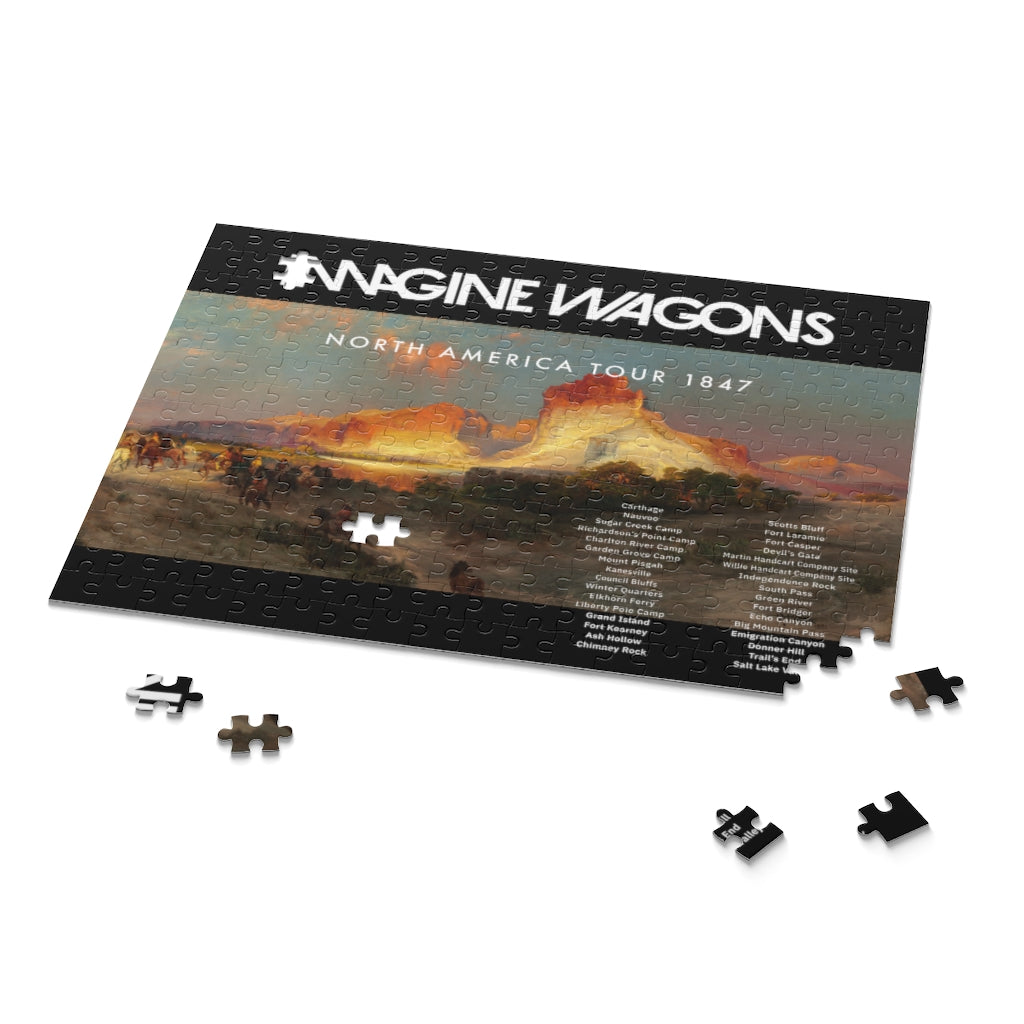 Imagine Wagons Mormon Pioneer Trek Jigsaw Puzzle