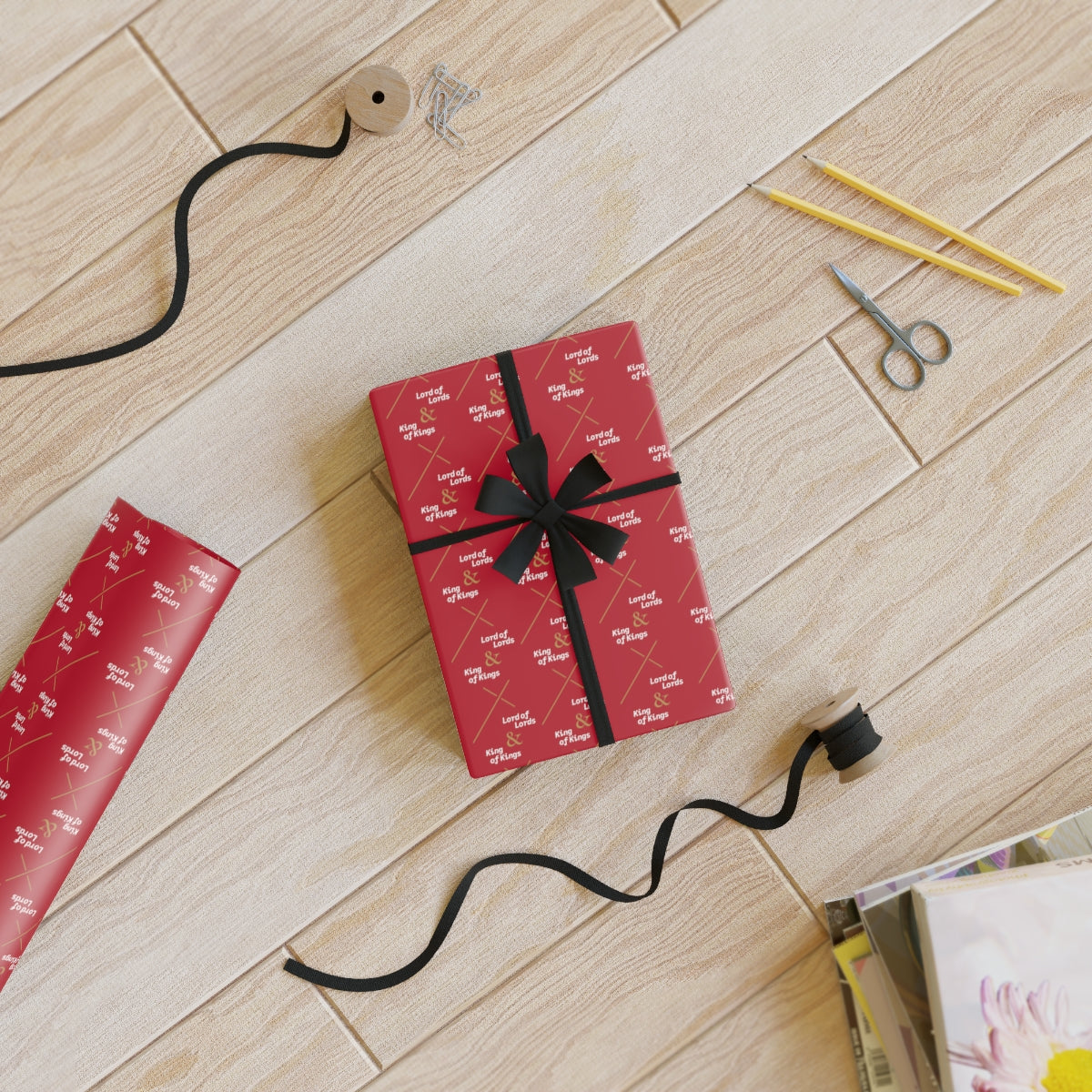 Lord of Lords Christmas Wrapping Paper - King of Kings & Lord of Lords