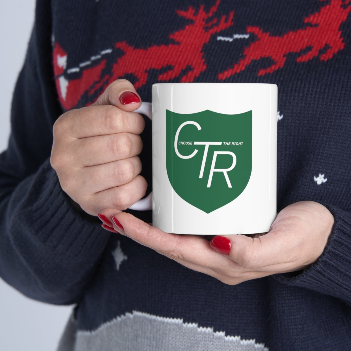 CTR Mug With Choose The Right Shield