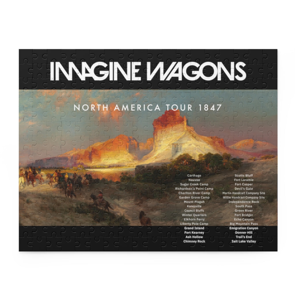 Imagine Wagons Mormon Pioneer Trek Jigsaw Puzzle