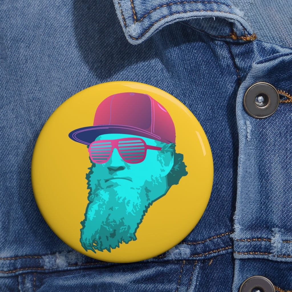 Brigham Young Pin Buttons - Pins for LDS BYU Fans with Retro 80s Style