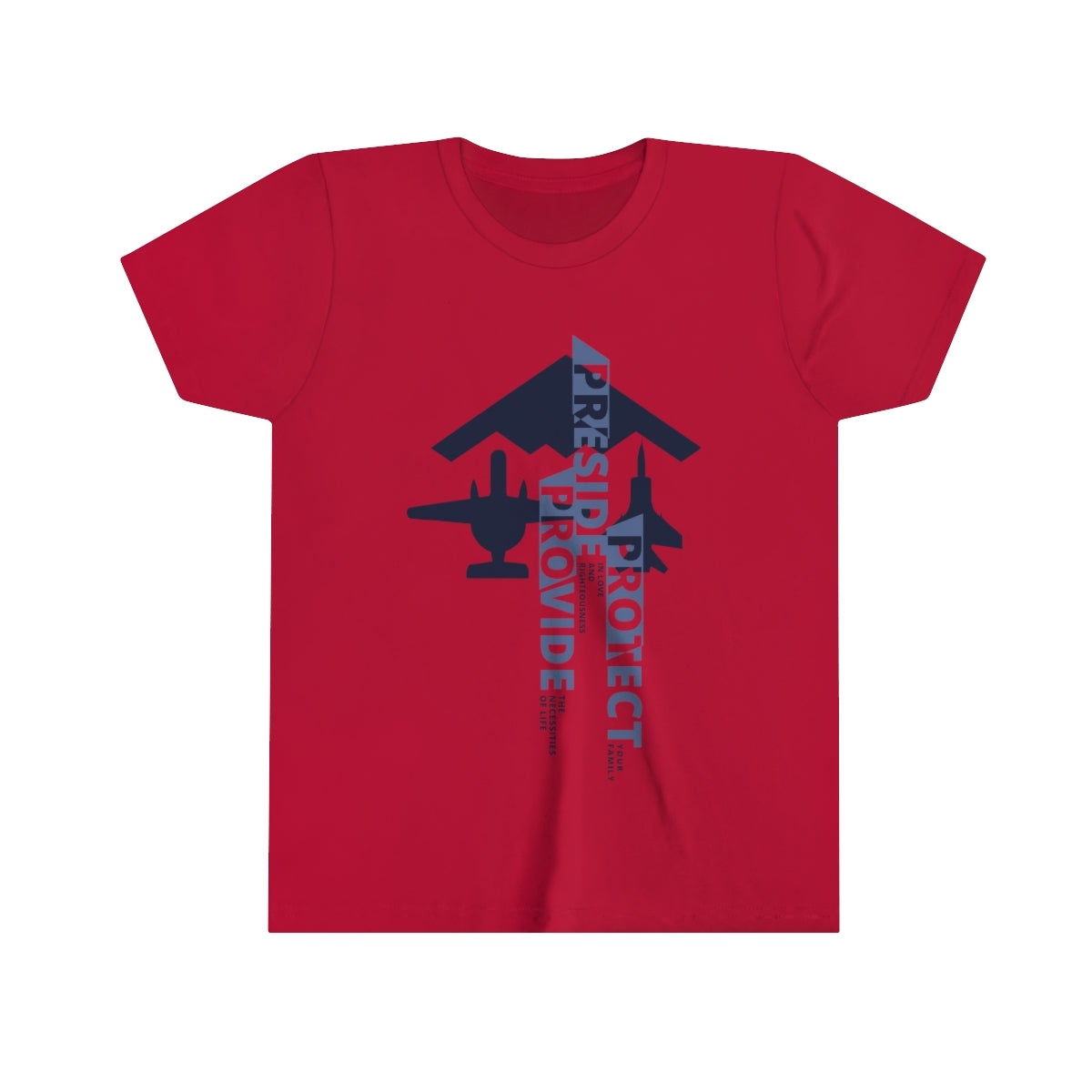 Young Men's US Military Aircraft Famproc Shirt
