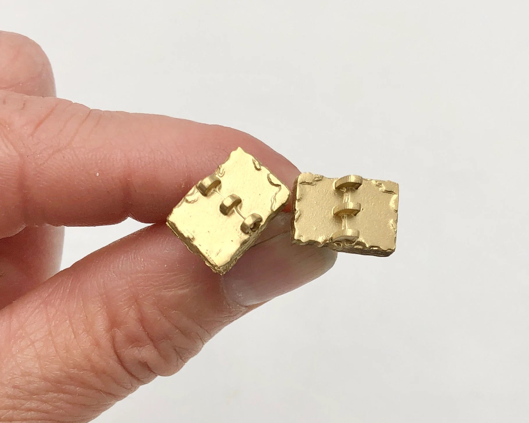 Gold Plates Earrings, LDS Gift for Mom LDS Baptism Gift Earrings Gold Plates Stud Earrings Book of Mormon Gift Baptism Gift Seminary Teacher