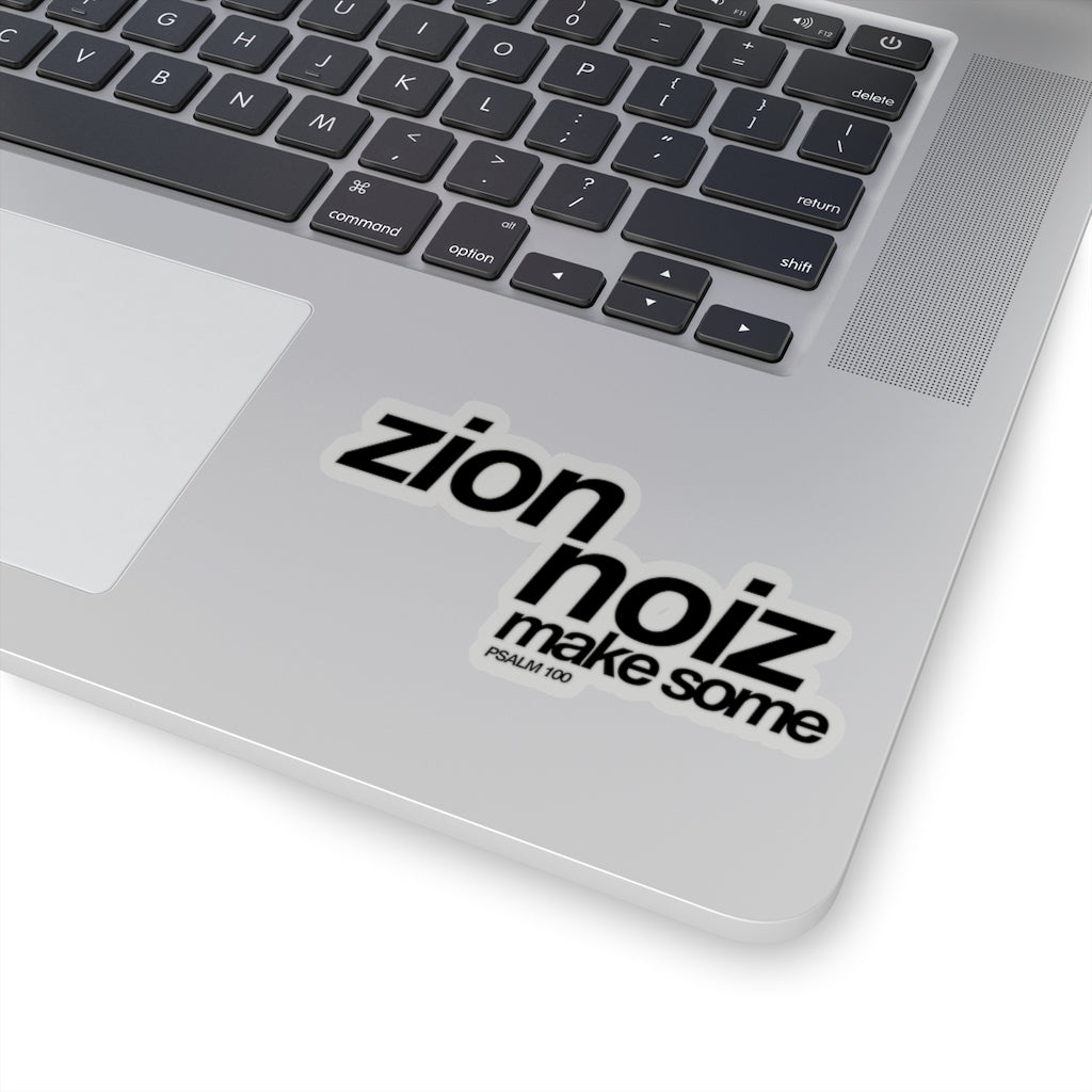 Zion sticker - Zion Noiz: Make Some - Transparent window decal stickers