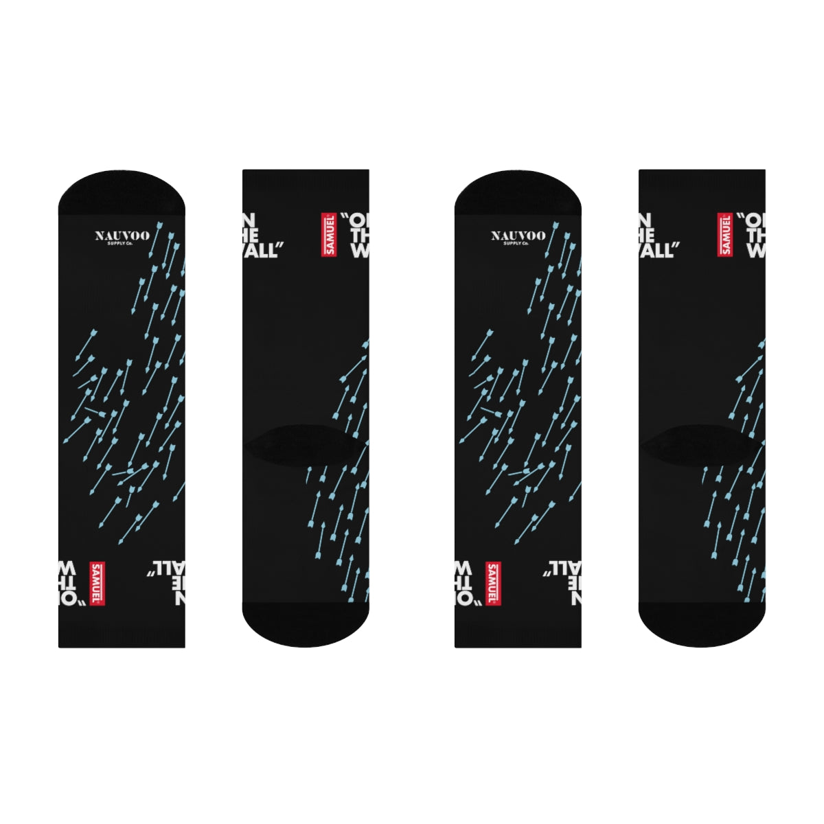 Samuel the Laminate Book of Mormon Crew Socks