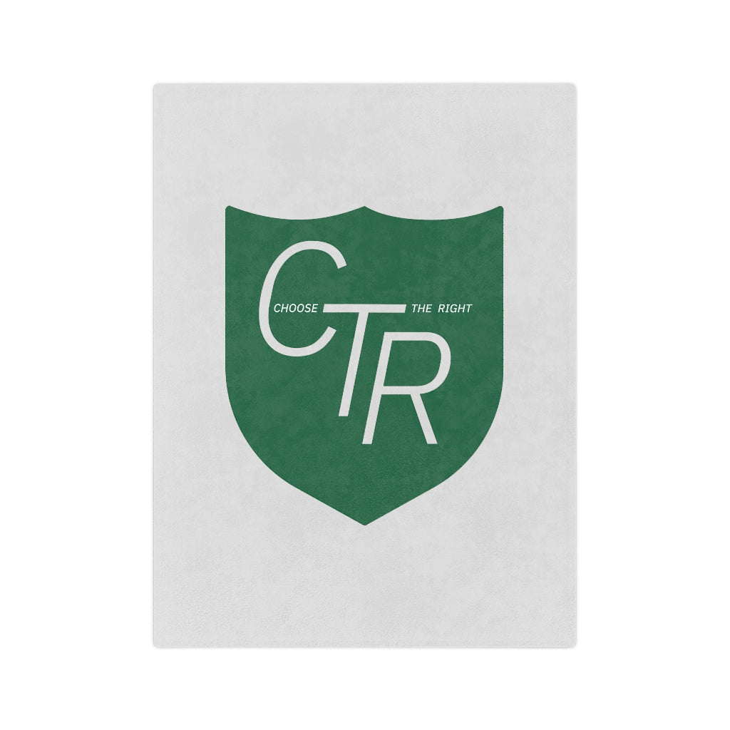CTR Shield Fleece Velveteen Blanket