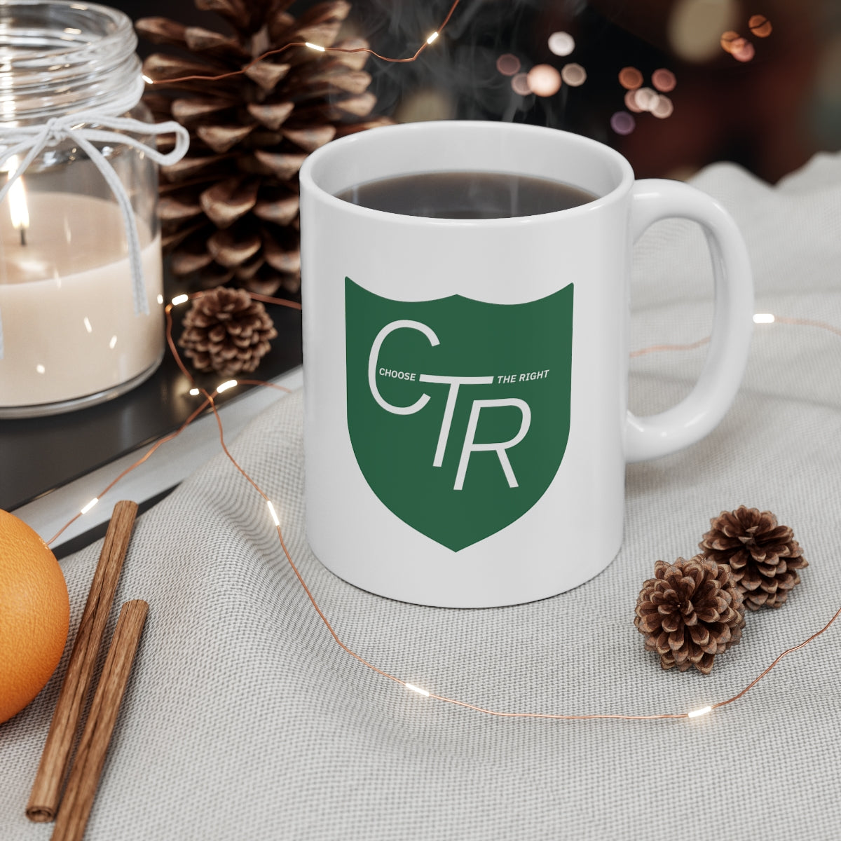 CTR Mug With Choose The Right Shield