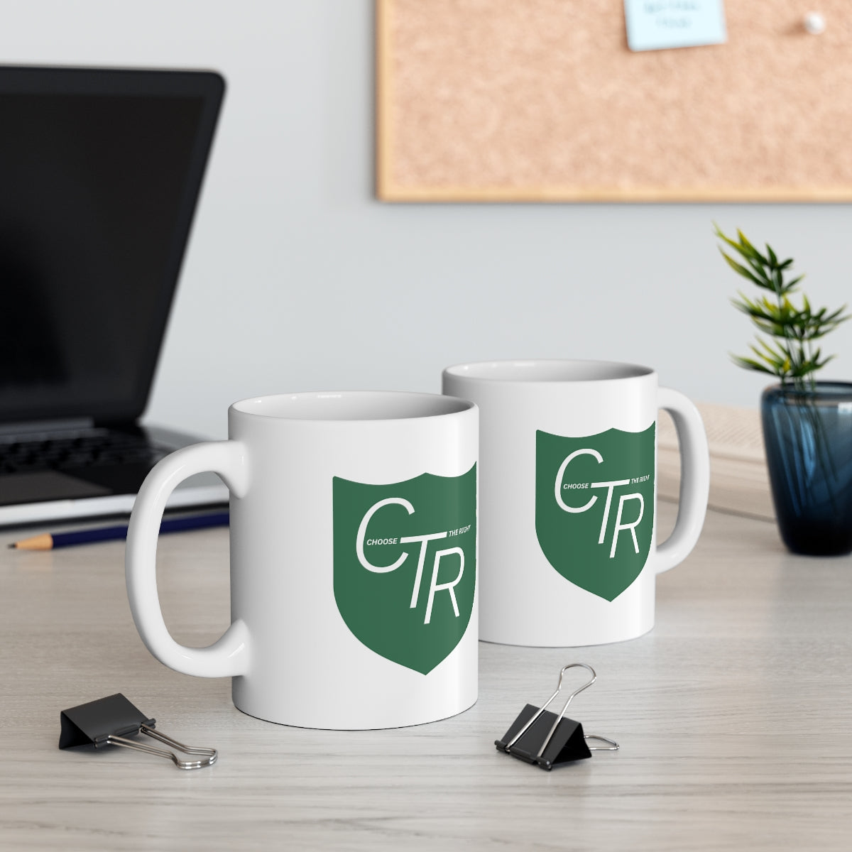 CTR Mug With Choose The Right Shield