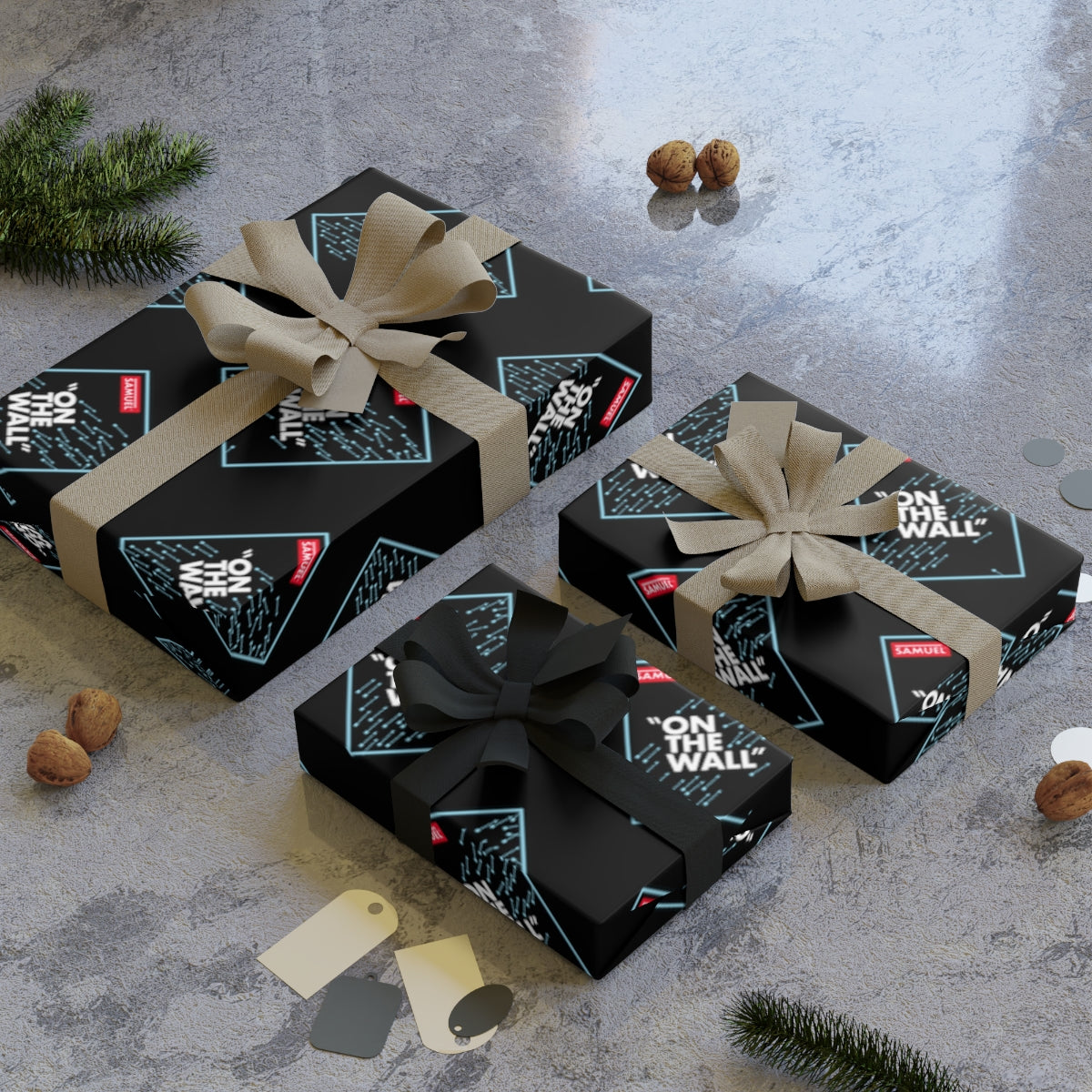 Samuel On The Wall Gift Wrap
