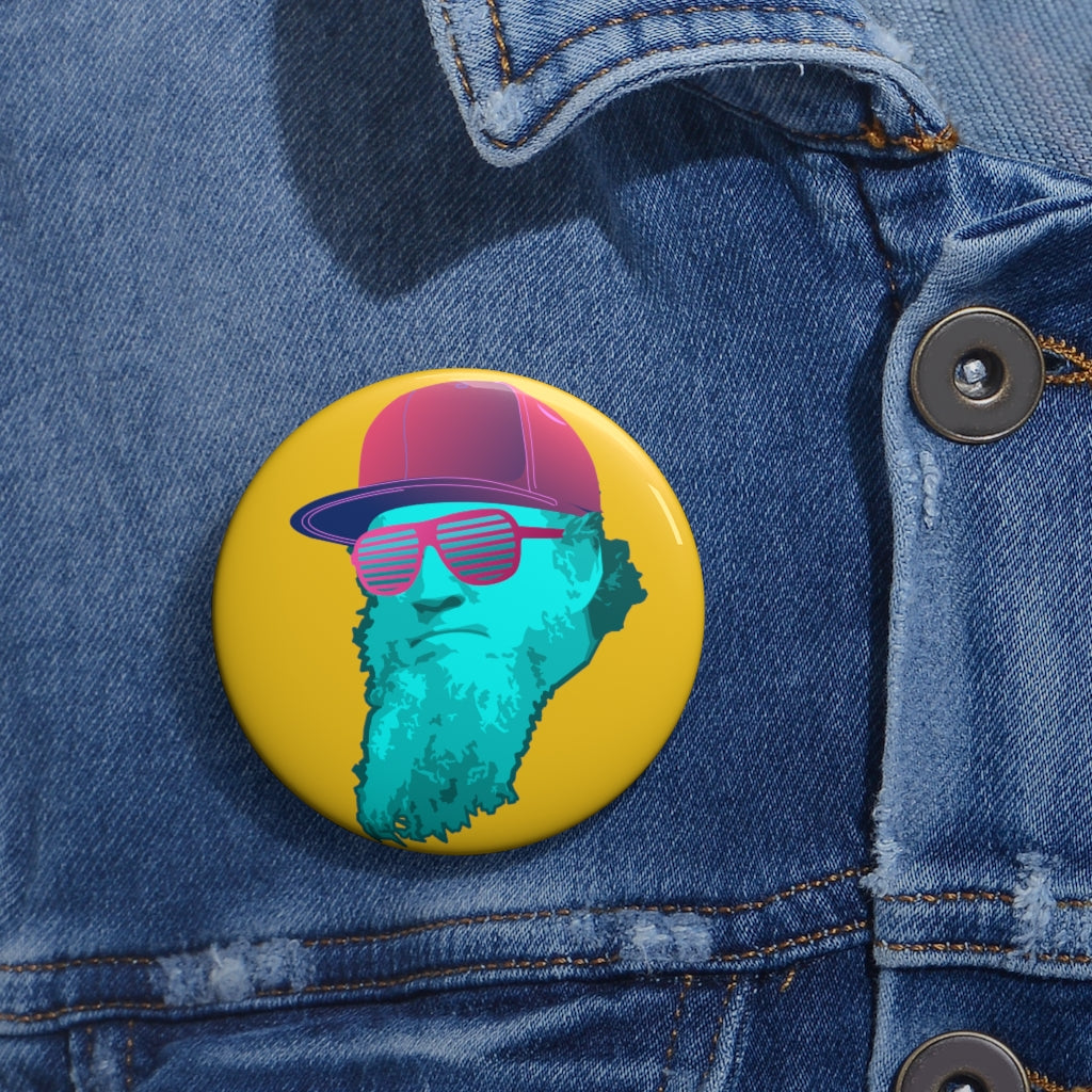 Brigham Young Pin Buttons - Pins for LDS BYU Fans with Retro 80s Style