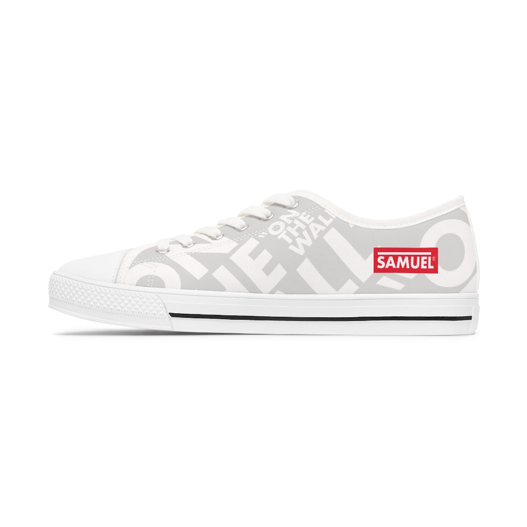 Women's Book of Mormon Sneakers - Samuel "On The Wall"
