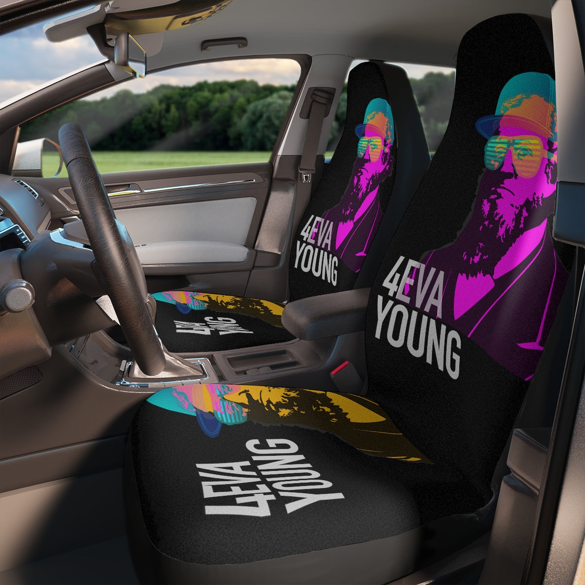 Brigham Young Car Seat Covers (Set of 2)