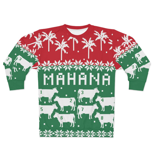 Mahana! You Ugly Sweater - Johnny Lingo's 8 Cow Ugly Christmas Sweatshirt