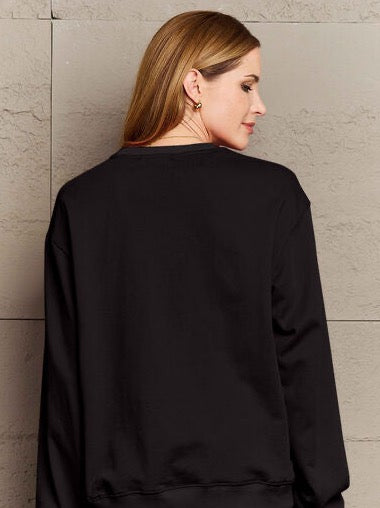 Mom Sweatshirt – Metal "Mama" Crewneck Pullover