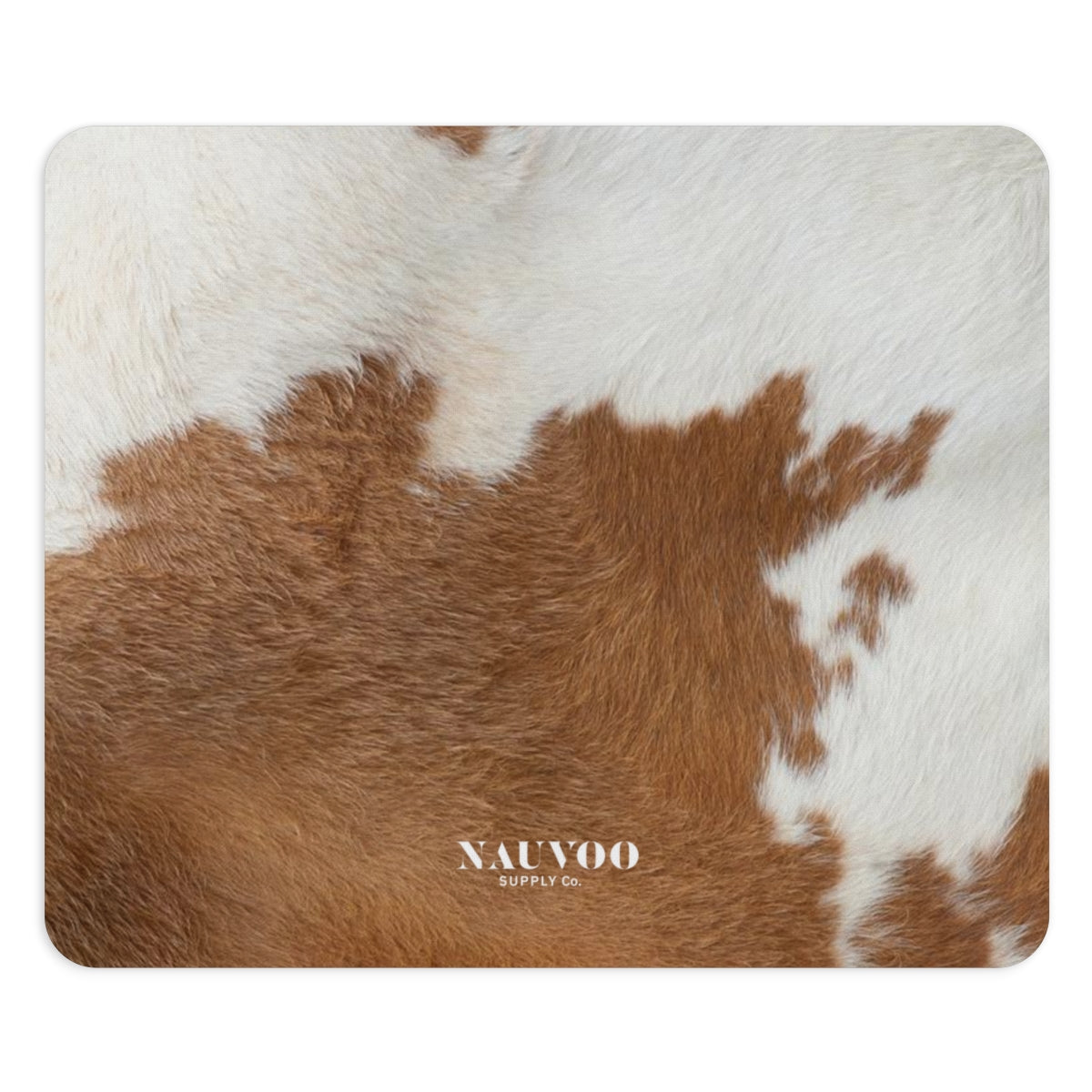 Nauvoo Supply Cowhide Print Mouse Pad