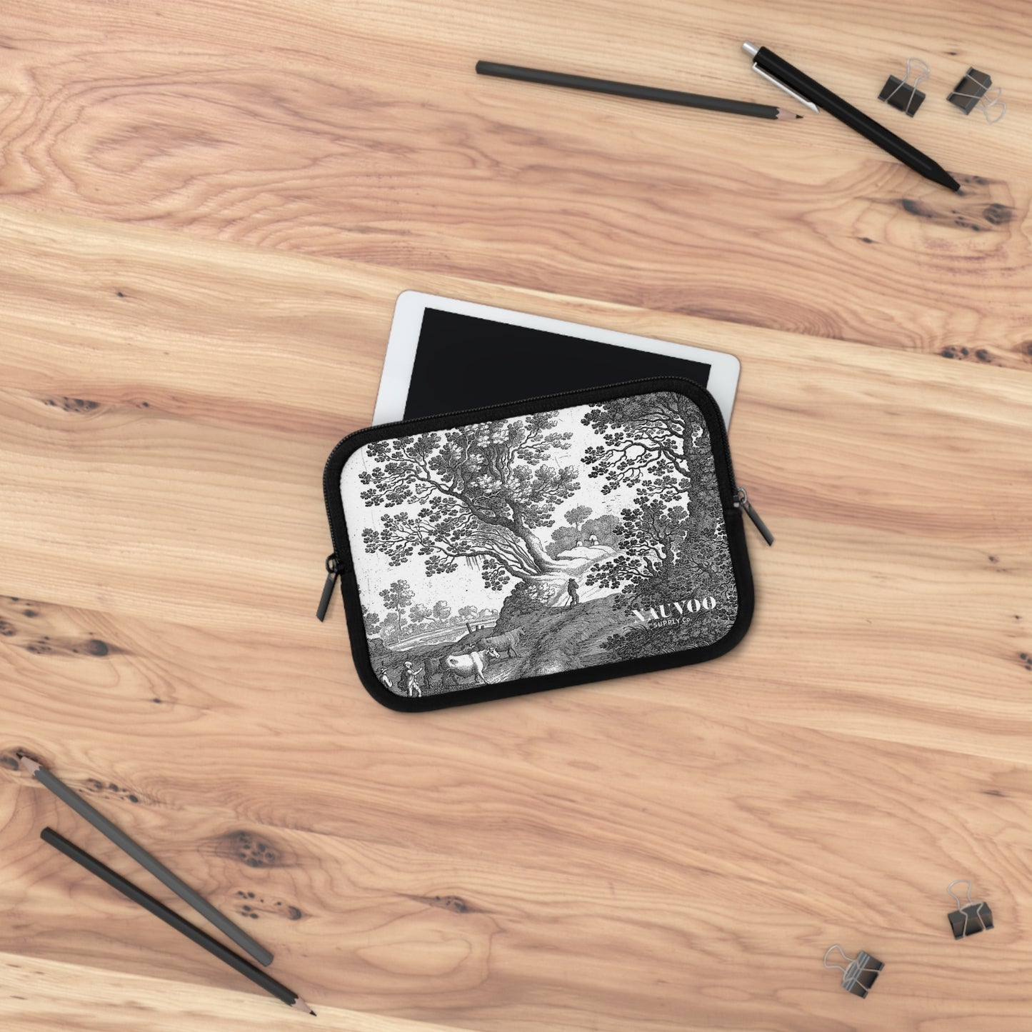 Nauvoo Supply Co Winter White Laptop and Tablet Sleeve