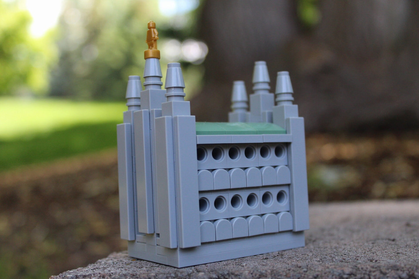 Mini Salt Lake Temple Custom LEGO Building Kit