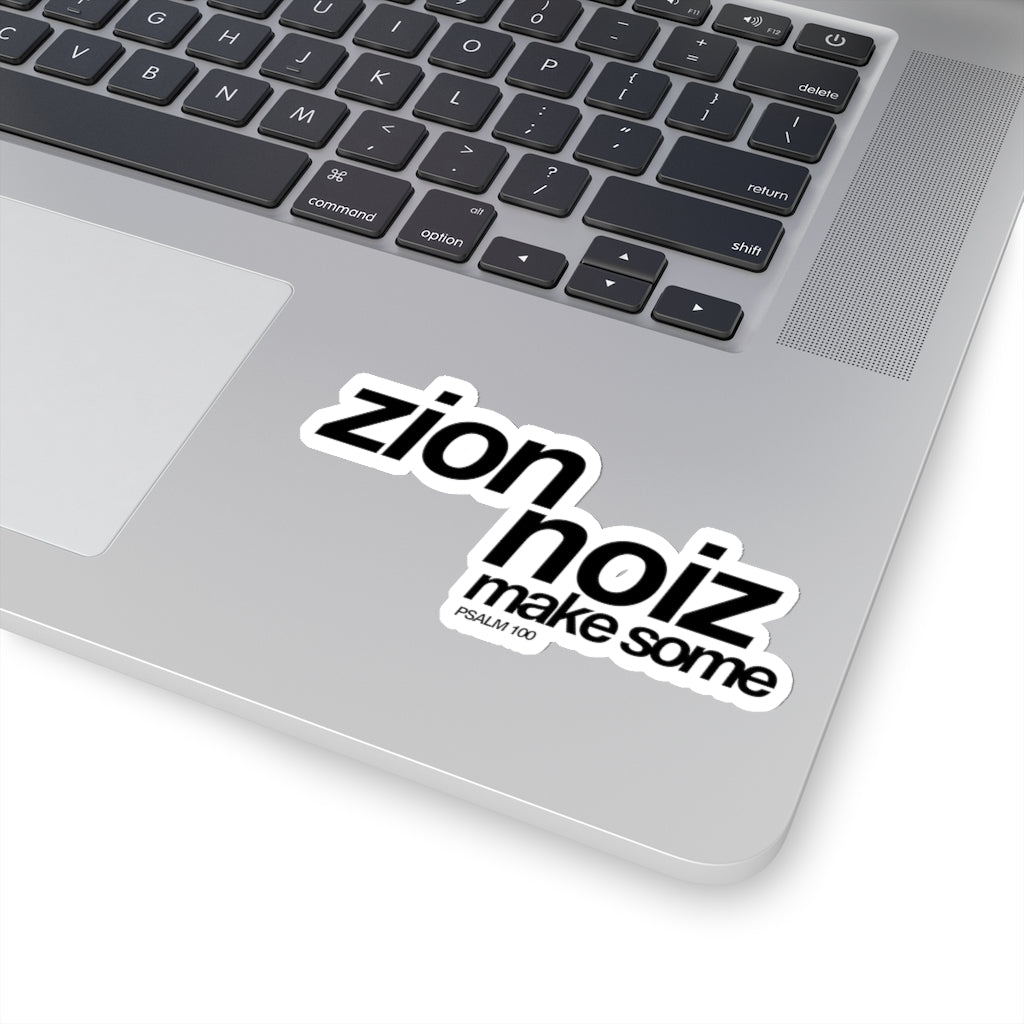 Zion sticker - Zion Noiz: Make Some - Transparent window decal stickers