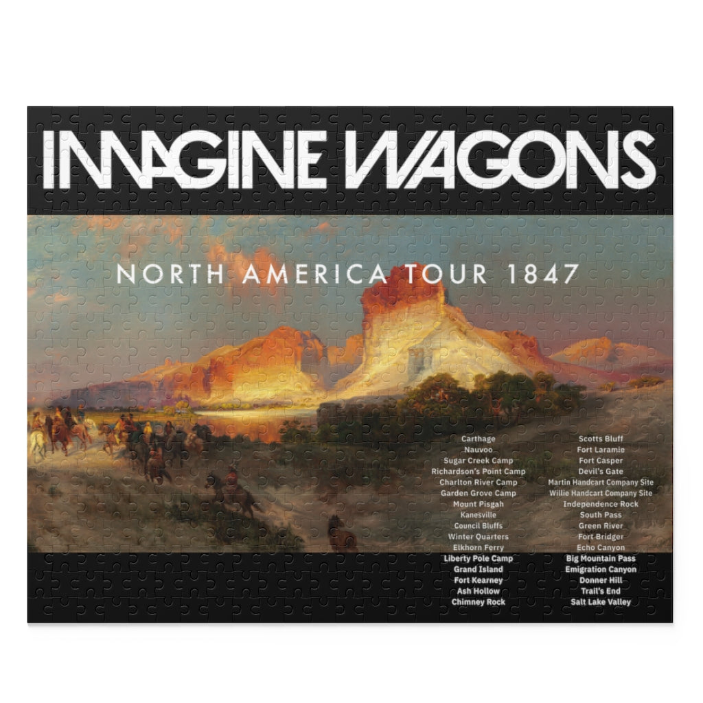 Imagine Wagons Mormon Pioneer Trek Jigsaw Puzzle